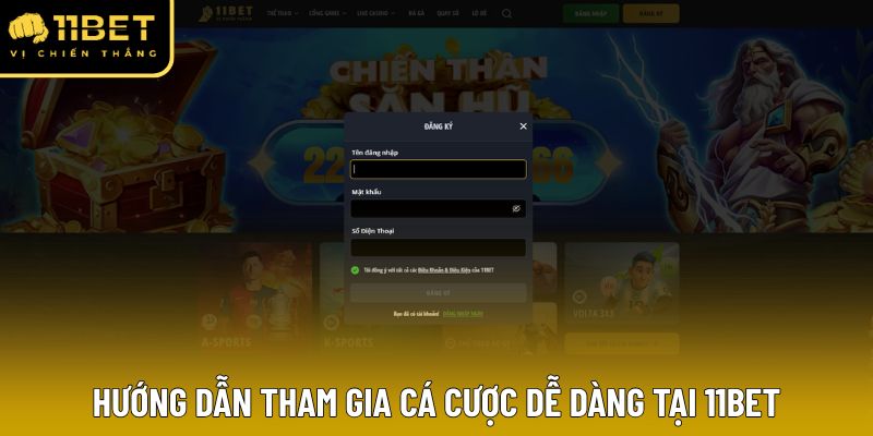 Hướng dẫn tạo tài khoản mới tại sân chơi